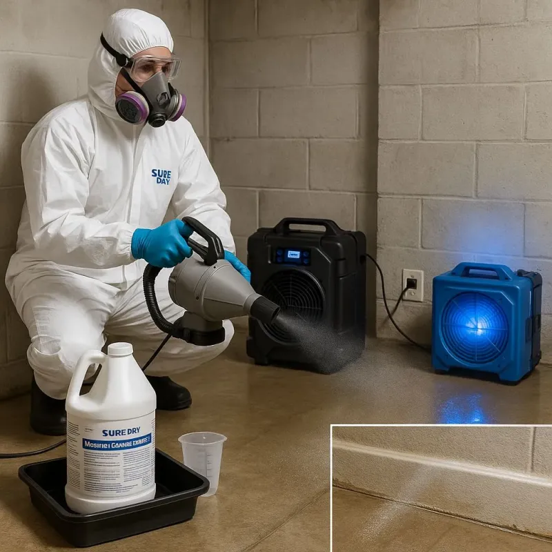 Sanitization and Odor Removal process in Georgetown, IN